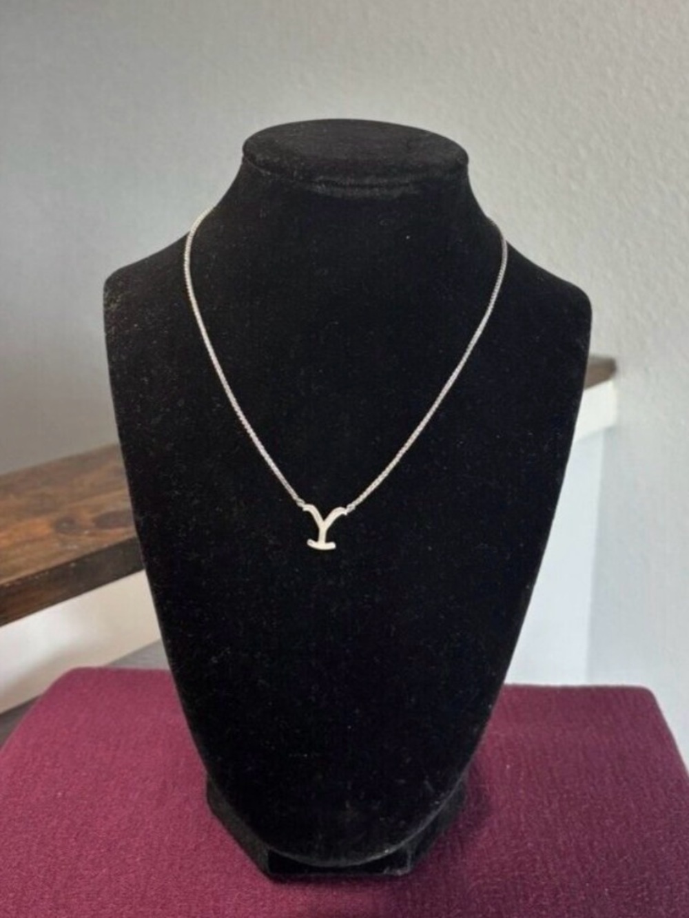 Kendra Scott Yellowstone Y Silver Necklace